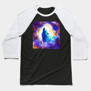 Space Wolf Baseball T-Shirt